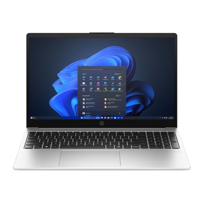 HP 250R G10 Notebook PC - Intel Core 5 120U Processor 8-GB 512-GB SSD Intel Integrated Graphics 15.6" FHD 1080P IPS 300nits AG Display Backlit KB FP Reader (Turbo Silver, NEW)
