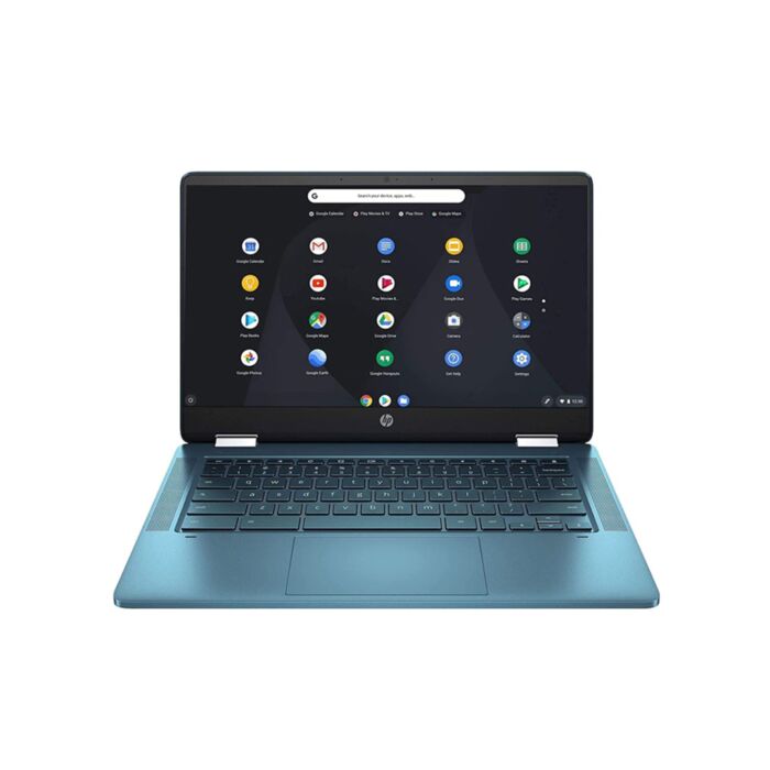 HP Chromebook x360 14A CA0190wm -  Intel Celeron N4020 Dual Core Processor 04GB 64GB eMMC Intel UHD Graphics 600 14" HD 720p MIcroEdge Convertible Touchscreen Chrome OS (Forest Teal)