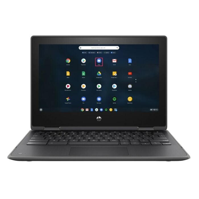 HP Chromebook x360 11 G3 EE - Intel Celeron N4020 04GB 32GB eMMC 11.6" HD IPS eDP Brightview Touchscreen Convertible Display Dual WebCam ChromeOS (Chalkboard Gray, Open Box)