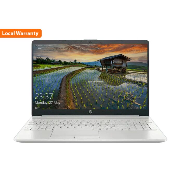 HP 15 DU3526TU - Tiger Lake - 11th Gen Core i3 04GB to 32GB 01-TB HDD + Optional SSD 15.6" HD 720p MicroEdge 250nits Display W10 (Natural Silver, HP Direct Local Warranty)