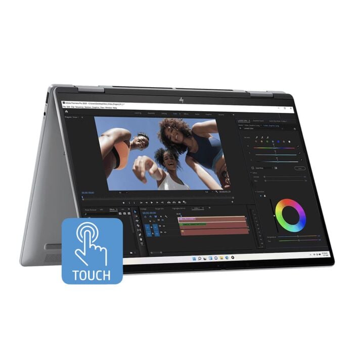 HP Envy 14 x360 FA0004AU Laptop - AMD Ryzen 7 8840HS Processor 32-GB 512-GB SSD AMD Radeon Graphics 14" 2K 1200P IPS x360 Touchscreen Convertible Display DTS:X® Ultra Audio Backlit KB TPM W11 (Silver, Open Box)