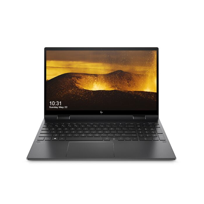 HP Envy x360 15 EE1012au - AMD Ryzen 5 5500U HexaCore Processor 08GB 512GB SSD AMD Radeon Graphics 15.6" Full HD 1080p IPS MicroEdge Convertible Touchscreen Display B&O Play Backlit KB FP Reader (NightFall Black Aluminium, Open Box)