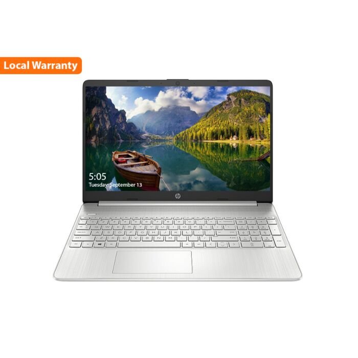 HP 15s FQ5096TU - Alder Lake - 12th Gen Core i3 04GB to 32GB 256GB to 02-TB SSD 15.6" HD 720p MicroEdge 250nits Display TPM W11 (Platinum Silver, HP Direct Local Warranty)