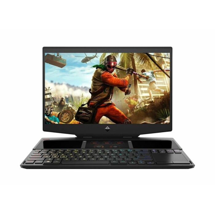 HP OMEN X 2S Dual Screen - 9th Gen Core i9 MultiCores Coffee Lake 32GB 1-TB SSD 8-GB NVIDIA GeForce RTX 2080 Max-Q 15.6" FHD IPS With G-Sync 5.98" FHD IPS Multi Touch Edge to Edge Glass RGB Backlit KB With Precision TOUCHPAD B&O Play (Open Box)