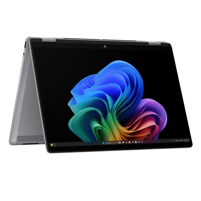 HP OmniBook X Flip 14 FK0005AU Next Gen AI Laptop - AMD Ryzen AI 7 350 Processor 32-GB 1-TB SSD AMD Radeon 860M Graphics 14" 2.8K 1200P OLED 120Hz x360 Touchscreen Convertible Display PolyStudio Audio Backlit KB W11 (Meteor Silver, Open Box)