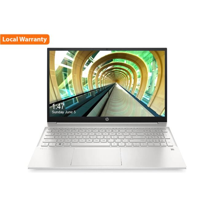 HP Pavilion 15 EH1114au - AMD Ryzen 7 5700U Processor 12GB 512GB SSD SSD AMD Integrated Graphics 15.6" Full HD 1080p MicroEdge AG Display B&O Play W10 (Natural Silver, HP Direct Local Warranty)