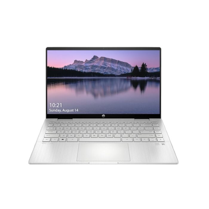 HP Pavilion 14 EK0033dx 2 in 1 - Alder Lake - 12th Gen Core i5 Processor 8GB 512GB TO 2-TB SSD Intel Iris Xe Graphics 14" Full HD IPS x360 Touchscreen Convertible Display B&O Play Backlit KB FP Reader W11 (Silver) (New)