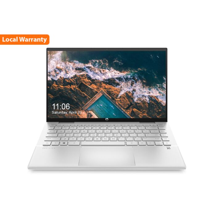 HP Pavilion x360 14 DY0072TU - Tiger Lake - 11th Gen Core i5 QuadCore 08GB to 32GB 512GB SSD to 2-TB SSD 14"Full HD 1080p IPS MicroEdge 250nits Touchscreen Convertible Display B&O Play W10 (Natural Silver, HP Direct Local Warranty)