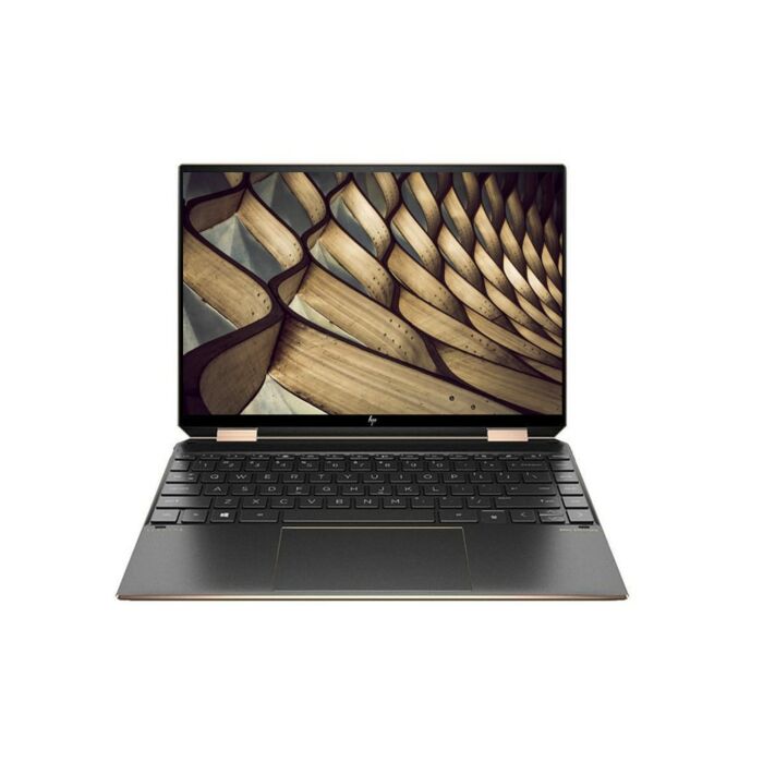 HP Spectre x360 14 EA0023DX - Tiger Lake - 11th Gen Core i7 QuadCore 16GB 1-TB SSD + 32GB Optane Memory 13.5" 3K2K OLED x360 Convertible Touchscreen DIsplay 400nits B&O Play FP Reader ThunderBolt 4 W10 BKB (Nightfall black Aluminum, Copper Luxe Accents)