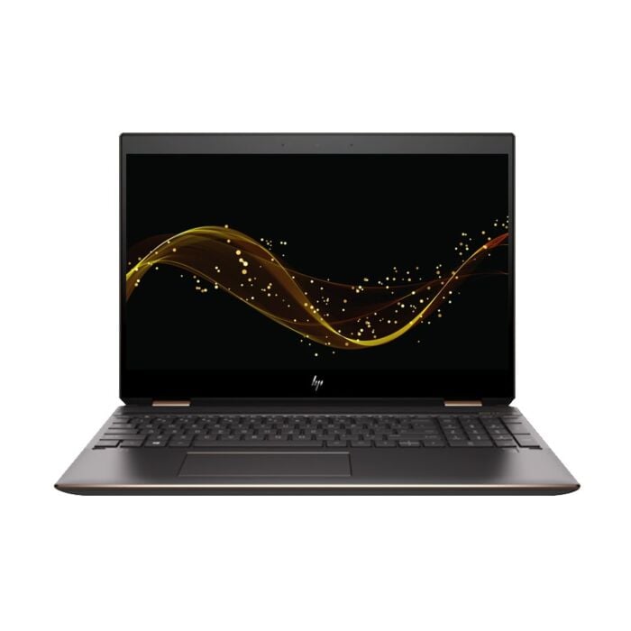 HP Spectre x360 15 GEM CUT Whiskey Lake - 8th Gen Ci7 QuadCore 16GB 1-TB SSD 4-GB NVIDIA GTX1050Ti FP Reader W10 B&O Play 15.6" 4K Ultra HD Convertible Touchscreen W10  (HP Sleeve Included, Dark Ash Silver, Open Box)