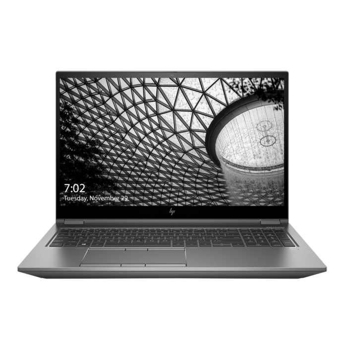 HP ZBook Fury 15 G7 Mobile Workstation - Comet Lake - 10th Gen Core i7 10850H Processor 16-GB 512-GB SSD 4-GB NVIDIA RTX A2000 GDDR6 GC 15.6" UHD 2160P 60Hz AG Display B&O Play Backlit KB W11 Pro (Grey, Used)
