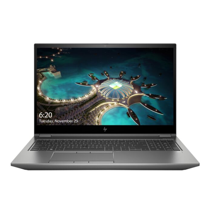 HP ZBook Fury 15 G7 Mobile Workstation - Comet Lake - 10th Gen Core i7 Hexacore Processor 16GB 01-TB HDD + 512GB SSD 4-GB NVIDIA Quadro T1000 GDDR6 with Max-Q Design 15.6" Full HD 1080p IPS 60Hz Display B&O Play Backlit KB FP Reader (Silver, Open Box)