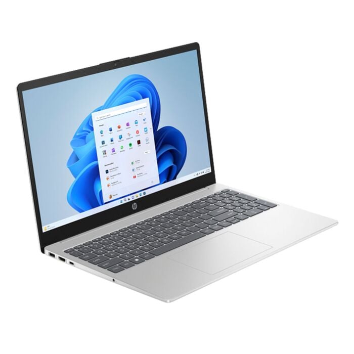 HP Laptop 15-FD0647TU, 13th Gen Intel Core i5-1334U, 8GB DDR4-3200MT/s, 512GB PCIe NVMe M.2 SSD, 15.6" FHD 1080p, Windows 11 Home Single Language, Backlit Keyboard, Natural Silver (Official Warranty)