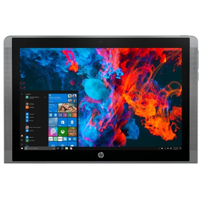 HP 210 G2 Tablet PC - Intel Atom X5 Processor 04GB 64GB eMMC 10.1" WXGA eDP UWVA Ultra-Slim Touchscreen Display Dual Webcam WIFI Windows 10 B&O Play (Silver, Tablet Only, Open Box)