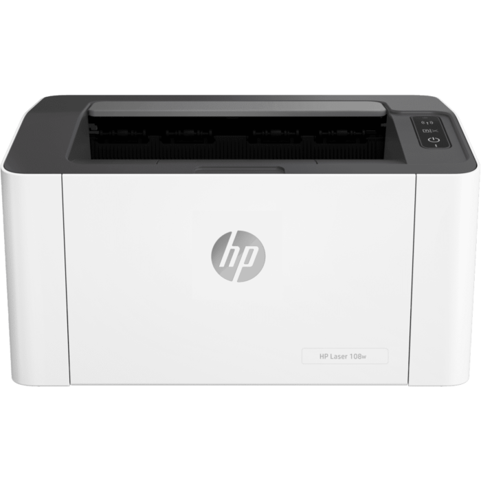 HP Laser 108W Monochrome Wi‑Fi & USB Printer (White)