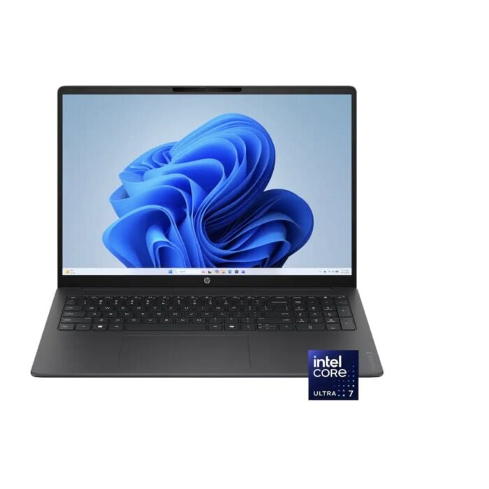 HP OmniBook 3 16 BU0007dx AI Laptop - Arrow Lake - Intel Core Ultra 7 255U (Series 2) 12-Core Processor 16-GB 512-GB SSD Intel Integrated Graphics 16" 2K 1200P IPS Touchscreen 60Hz AG Display W11 TPM (Mica Silver, NEW)