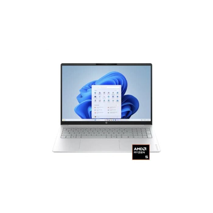 HP OmniBook 3 16 BY0205dx Laptop - AMD Ryzen 5 40 4-Core Processor 16-GB 256-GB SSD AMD Radeon 610M Graphics 15.6" 2K 1200p IPS MicroEdge AG Display W11 (Silver, NEW)