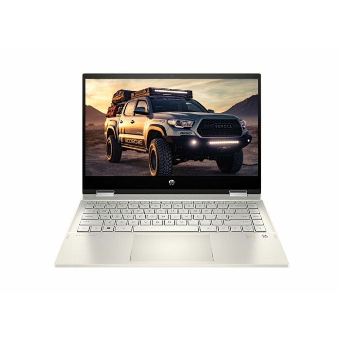 HP Pavilion x360 Laptop 14m DW0023dx Ice Lake - 10th Gen Core i5 08GB 256GB SSD 14" Full HD IPS MicroEdge Touchscreen Convertible B&O Play Backlit KB W10 FP Reader (Luminous Warm Gold)