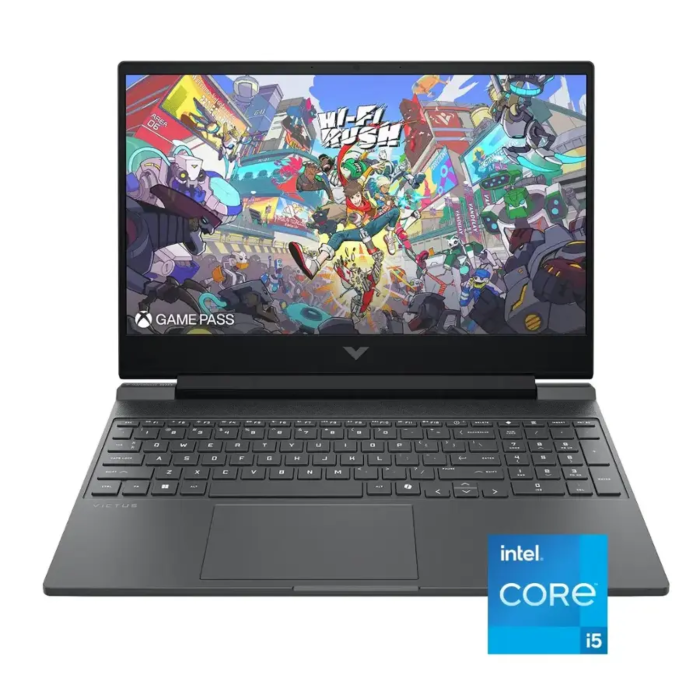 HP Victus 15 FA2013DX Gaming Laptop - Raptor Lake - 13th Gen Core i5 13420H Processor 8-GB 512-GB SSD 6-GB NVIDIA GeForce RTX3050 GDDR6 GC 15.6" Full HD 1080p IPS 144Hz 300nits MicroEdge Display Backlit KB W11 (Mica Silver, NEW)