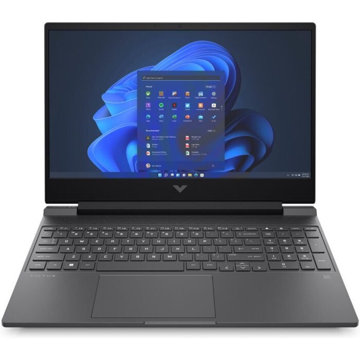 HP VICTUS 15 FA1040nr Gaming Laptop - Alder Lake - 12th Gen Core i5 12500H Processor 16-GB 512-GB SSD 6-GB NVIDIA GeForce RTX4050 GDDR6 GC 15.6" Full HD 1080p IPS 144Hz Micro Edge Display B&O Play Backlit KB W11 (Mica Silver, NEW)