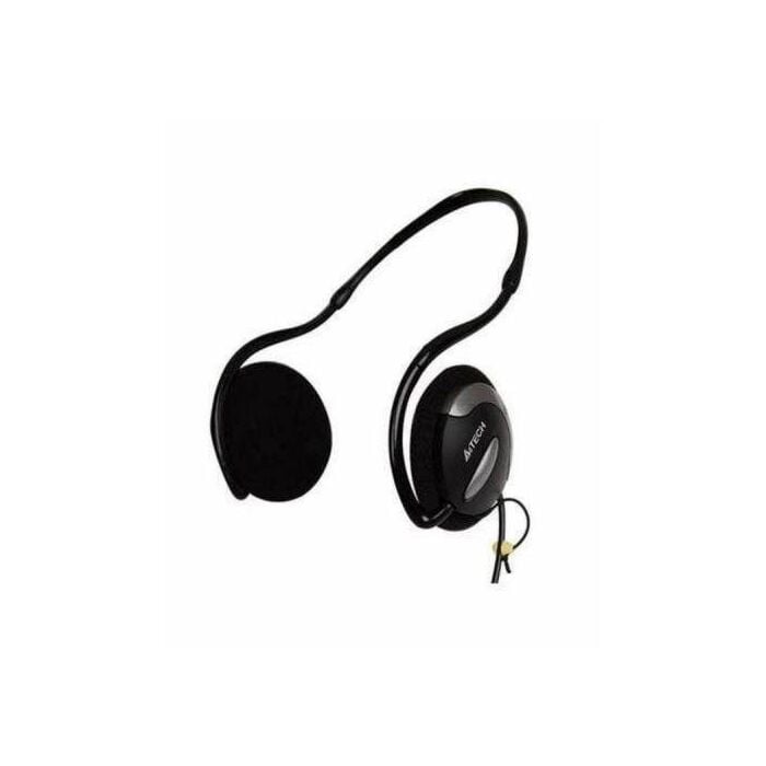 A4TECH HS-24 (Back Neck) Comfortfit Stereo Headphone Mic in Line - Black (Brand Warranty)