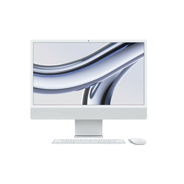 Apple Imac Z19D00019T - Apple M3 Chip 8 Core CPU 16GB 512GB SSD 24" 4.5K Retina XDR Display 10 Core GPU Magic Mouse & Magic Keyboard with Touch ID included MACOS (Silver, 2023) 