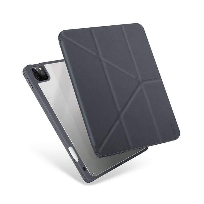 Uniq Moven iPad Pro 3rd,4th,5th Gen Antimicrobial Case (Charcoal Grey)