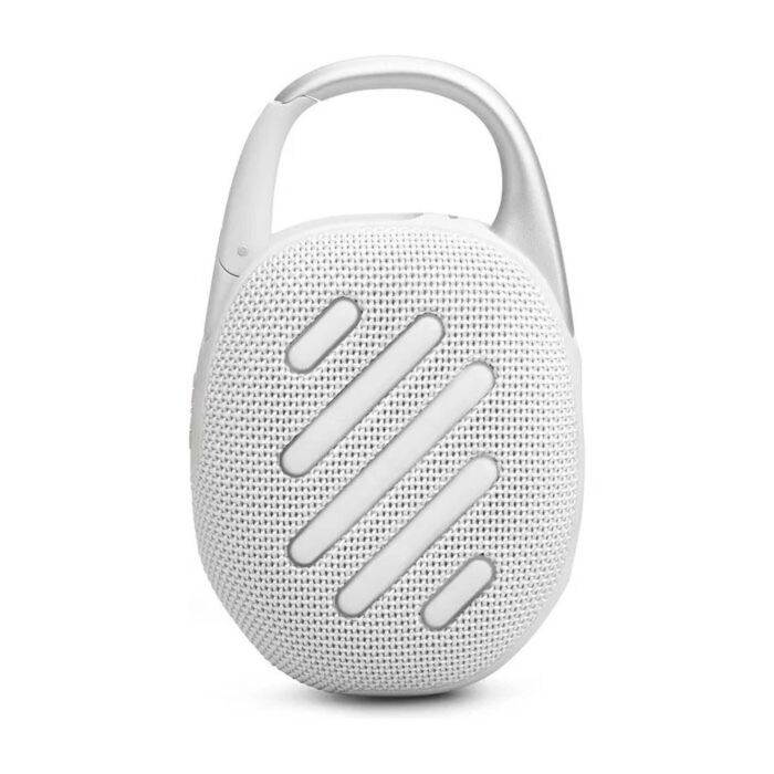JBL Clip 5 - Bluetooth Portable Waterproof Speaker (White)