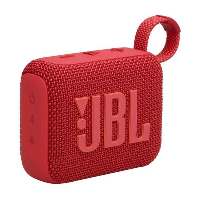 JBL GO 4 Ultra-Portable Bluetooth Speaker (Red)
