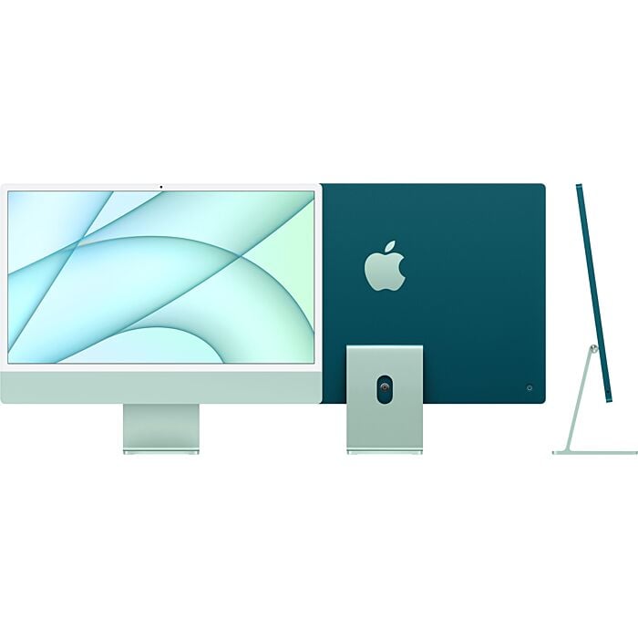Apple iMac MJV83 24" - Apple M1 Chip With 8-Core CPU & 7-Core GPU - 08GB 256GB SSD 24" 4.5K Retina Display macOS (Green, 2021)