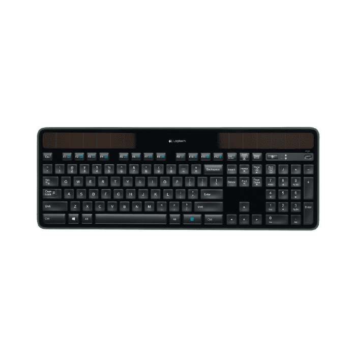 Logitech K750 Wireless Solar Keyboard (Black)