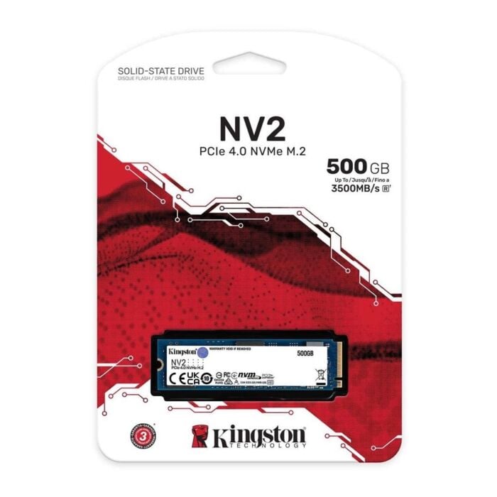 Kingston NV2 PCIe 4.0 NVMe M.2 2280 SSD 500GB