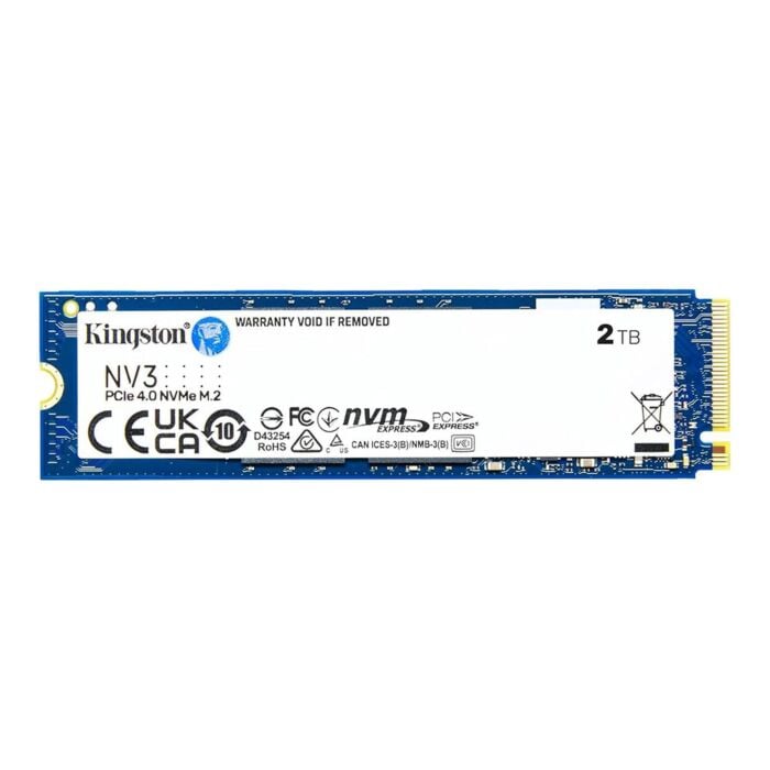 Kingston NV3 2-TB NVMe Gen 4.0 SSD (6000 MB/s, Ultra-Fast Storage NEW)