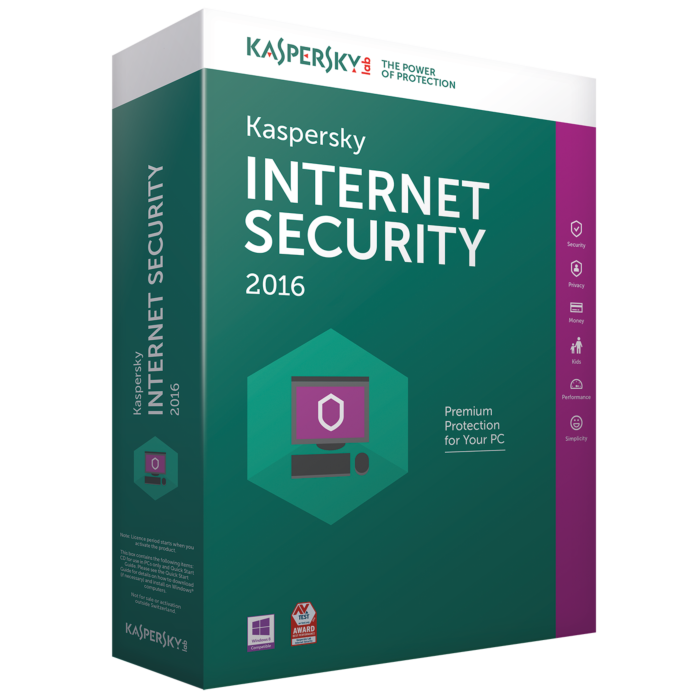 Kaspersky Antivirus Internet Security 2018 (4 User 1 Year)