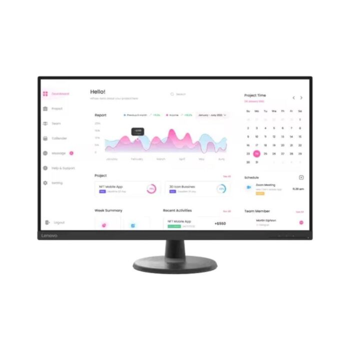 Lenovo D32-40 Monitor 32-Inch FHD 1080P AG Display (Black, 3 Year Local Warranty, NEW)