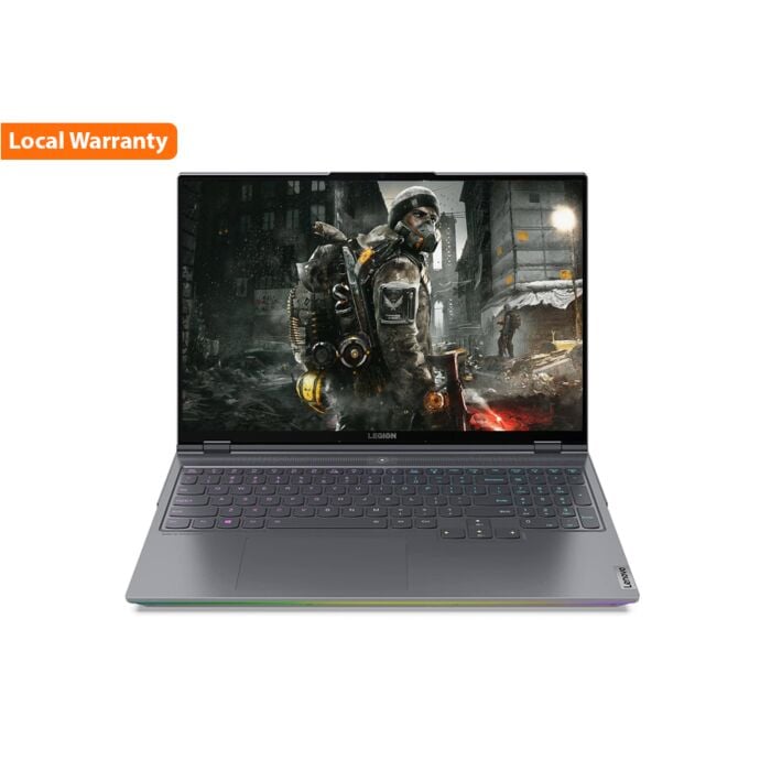 Lenovo LEGION 7 16 - Tiger Lake - 11th Gen Core i9 OctaCore Processor 16GB 01-TB SSD 16-GB NVIDIA GeForce RTX3080 DDR6 GC 16" WQXGA IPS 500nits 165Hz Display RGB Backlit KB TPM 2.0 (Storm Grey, Lenovo Direct Local Warranty)
