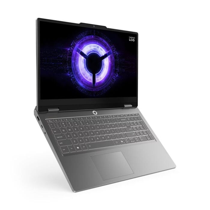 Lenovo LOQ 15 Essential Gaming Laptop - Raptor Lake - 13th Gen Core i5 13450HX 10-Core Processor 16-GB 512-GB SSD 8-GB NVIDIA GeForce RTX 5050 GDDR7 GC 15.6" Full HD 1080P IPS 144Hz AG Display Nahimic Audio Backlit KB TPM (Luna Grey, NEW)
