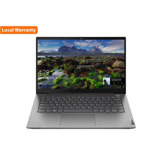 Lenovo ThinkBook 14 G2 - Tiger Lake - 11th Gen Core i5 1165G7 Processor 08GB to 40GB 1-TB HDD + Optional SSD 2-GB NVIDIA GeForce MX450 GDDR6 GC 14" Full HD 1080p 220nits FP Reader TPM 2.0 Dolby Audio (Mineral Grey, Lenovo Direct Local Warranty)