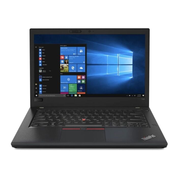 Lenovo ThinkPad T480 - Kaby Lake - 7th Gen Core i5 7300U Processor 8-GB 256-GB SSD Intel UHD 620 GC 14" Full HD 1080P LED AG Display Backlit KB W10 Pro (Black, Used)