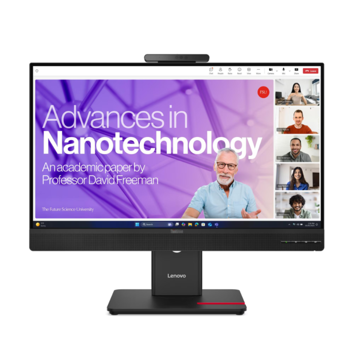 Lenovo ThinkVision T24-4v 23.8-Inch FHD 1080p 120Hz IPS Panel Monitor (Eclipse Black, Lenovo Direct Local Warranty, NEW)