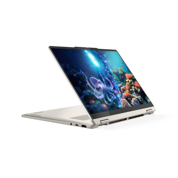 Lenovo Yoga 7 2-in-1 14 - AMD Ryzen AI 5 340 Processor 16-GB 512-GB SSD AMD Radeon 840M Graphics 14" WUXGA 1200P OLED 600nits Touchscreen Convertible Display Backlit KB FP Reader W11 TPM (Seashell, NEW)