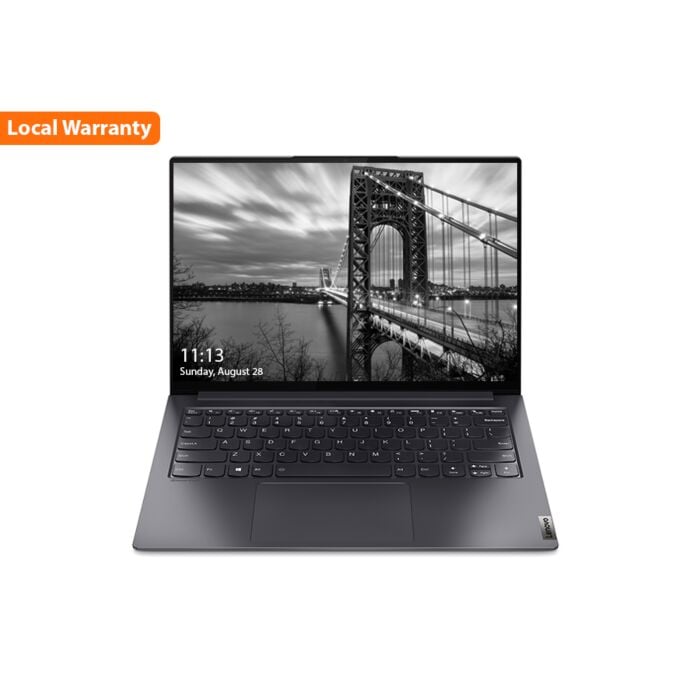 Lenovo Yoga Slim 7 Pro 14 - Tiger Lake - 11th Gen Core i7 11370H QC 16GB 512GB SSD 2-GB NVIDIA GeForce MX450 GDDR6 14" 2.8K IPS 400nits 90Hz 100% sRGB Display Backlit KB Harmon Kardon Speakers TPM 2.0 W10 (Slate Grey, Lenovo Direct Local Warranty)