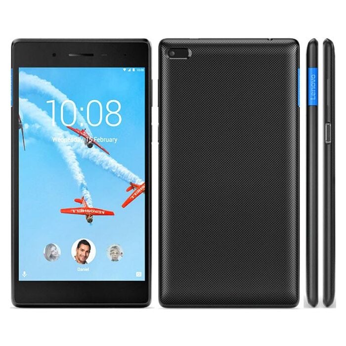 Lenovo Tab 7 Essential (7") Mediatek MT8127D 01GB DDR4 08GB Storage WiFi Bluetooth Android 7.0 (Slate Black)