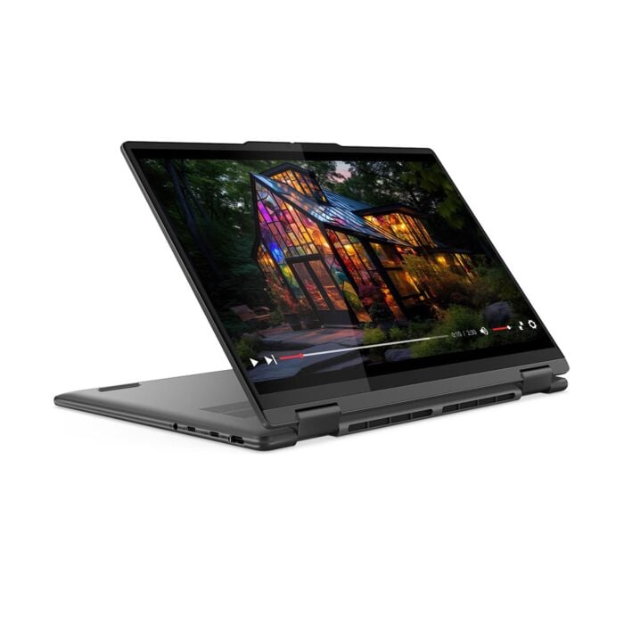 Lenovo Yoga 7 2 in 1 14 - Intel Core Ultra 7 155H Processor 16-GB 1-TB SSD Intel Arc Graphics 14" WUXGA 1200p OLED 400nits DolbyVision MicroEdge Touchscreen Convertible Display Backlit KB FP Reader W11 TPM (Storm Grey, Lenovo Direct Local Warranty, NEW)