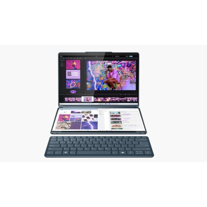 Lenovo Yoga Book 9 13 - Intel Core Ultra 7 155U Processor 16-GB 1-TB SSD Intel Integrated GC 2x 13.3" 2.8K WQXGA+ OLED 60Hz Touchscreen Display Bowers & Wilkins Audio Backlit KB W11 TPM (Tidal Teal, Lenovo Direct Local Warranty)