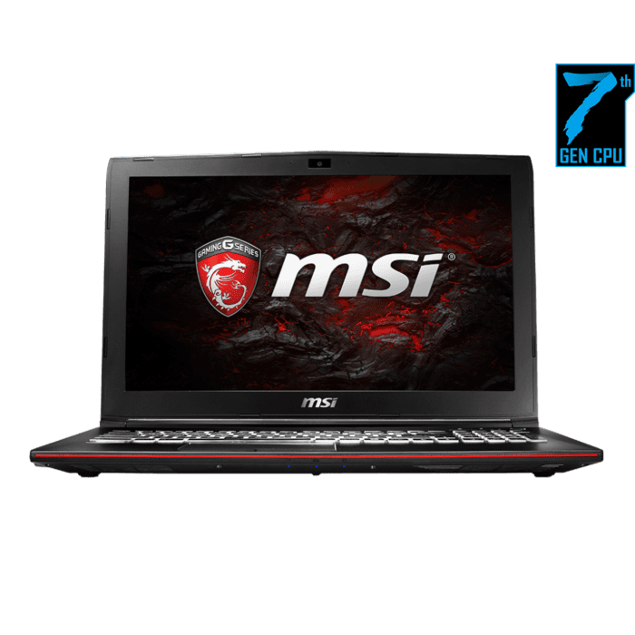 MSI GP62MVR 7RF Leopard Pro - 7th Gen Ci7 QuadCore 16GB 1TB + 256GB SSD 15.6" Full HD 1080p 3-GB Nvidia Geforce GTX1060 Backlit KB Win 10