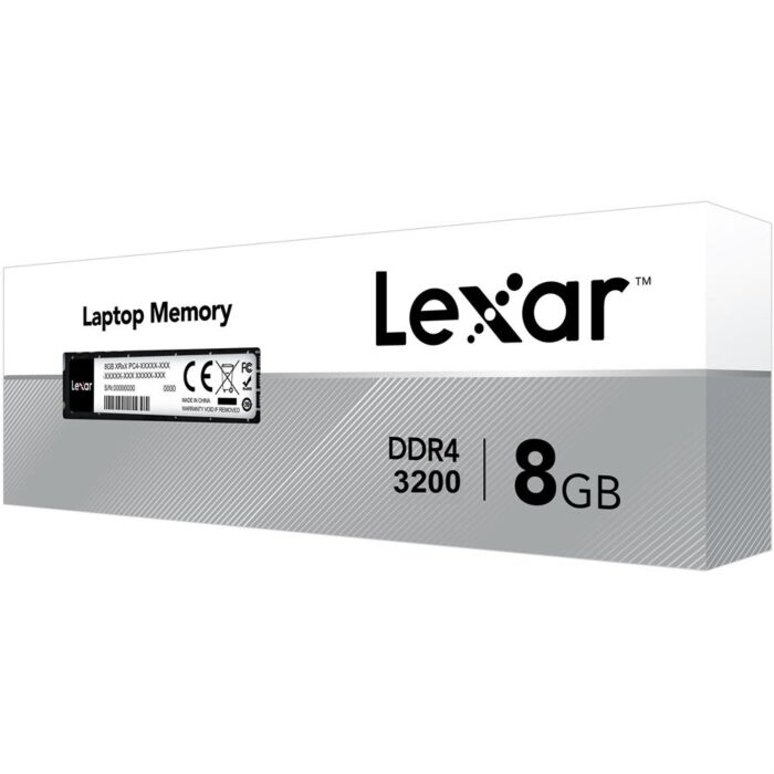 Lexar DDR4 08GB 3200Hz Laptop Memory (01 Year Warranty)