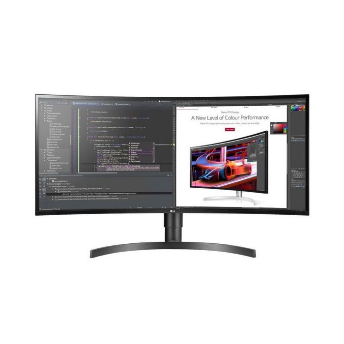 LG 34WL85C-B 34 Inch 21:9 UltraWide™ QHD IPS Curved Monitor with HDR10