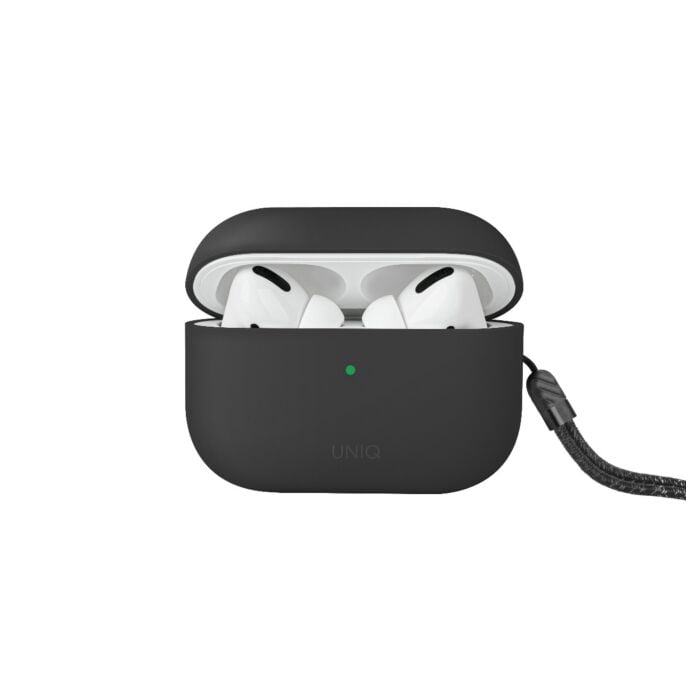 Uniq Lion Hybrid Liquid Silicone Airpods Pro 2nd Gen Case (Ash Grey)