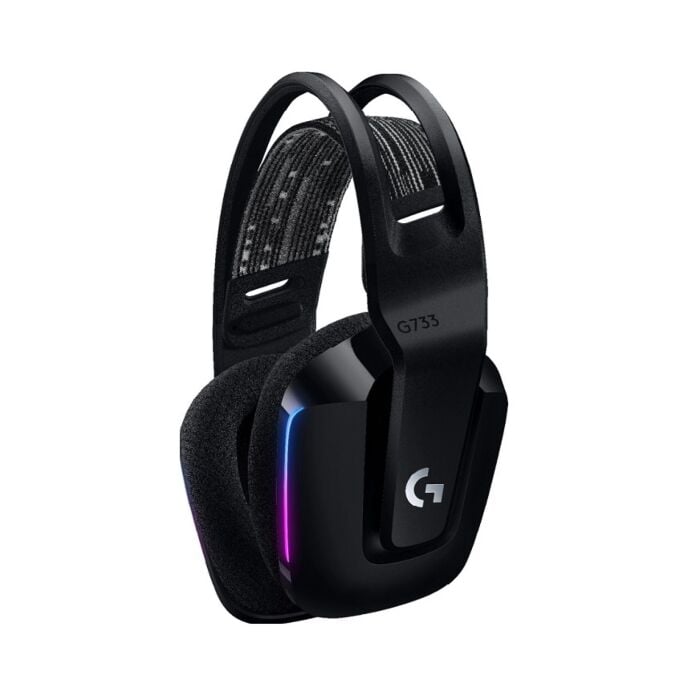 Logitech G733 Lightspeed Wireless RGB Gaming Headset (Black) 